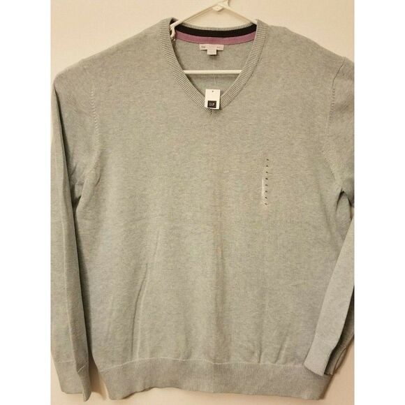 Gap Mens XL Light Blue NWT Long Sleeve Sweater - Picture 1 of 2
